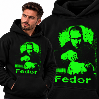 BLUZA Z KAPTUREM  SPORTY WALKI   FEDOR